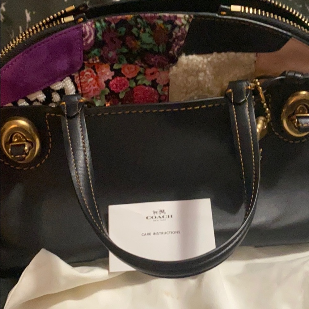 Coach 1941 Outflow 36 Patchwork Black Leather - image 5